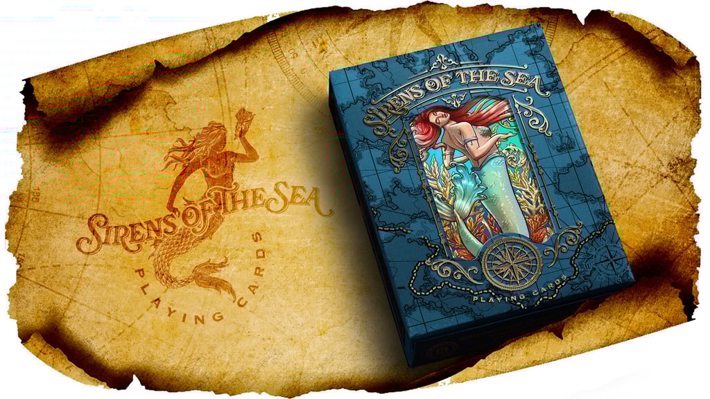 maxplayingcards's tweet image. Naipes SIRENS OF THE SEA. A siren song that will enchant collectors
#collector #Kickstarter #magic #magiccards #mythology #Playingcards #poker #sirens #WJPC
