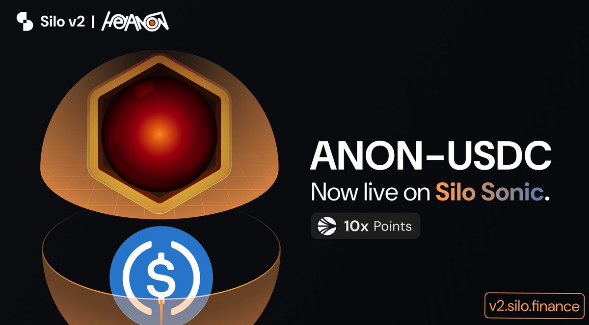 And is here! You can now borrow or lend USDC for $ANON ! Thank me later
