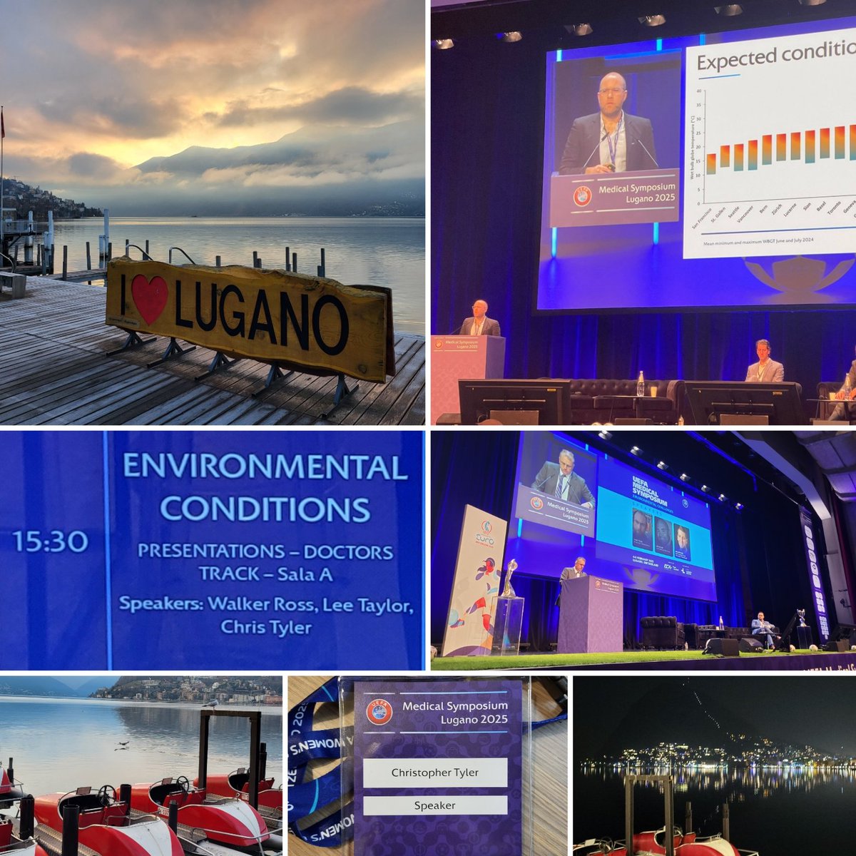 It was great to represent <a href="/RoehamptonUni/">Uni of Roehampton</a> and <a href="/UoR_LifeScience/">UR Life and Health Sciences</a> today at <a href="/UEFA/">UEFA</a> s 9th Medical Conference alongside <a href="/DrLeeTaylor/">Dr Lee Taylor PhD</a> and <a href="/WalkerJRoss/">Walker J. Ross</a> 

Great questions (and location!)