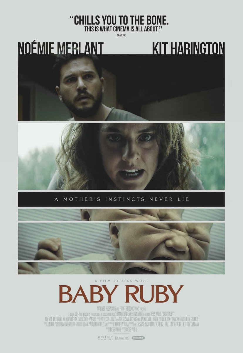 MarsheMs's tweet photo. This movie was REALLY good! Truly accurate and insightful depiction of post-partum psychosis. Terrifying in parts but utterly relatable. Definitely watch! 

*I had mild post-partum depression/psychosis, the movie is 100% identical to the real thing! #BabyRuby https://t.co/T9OHSBj3ap