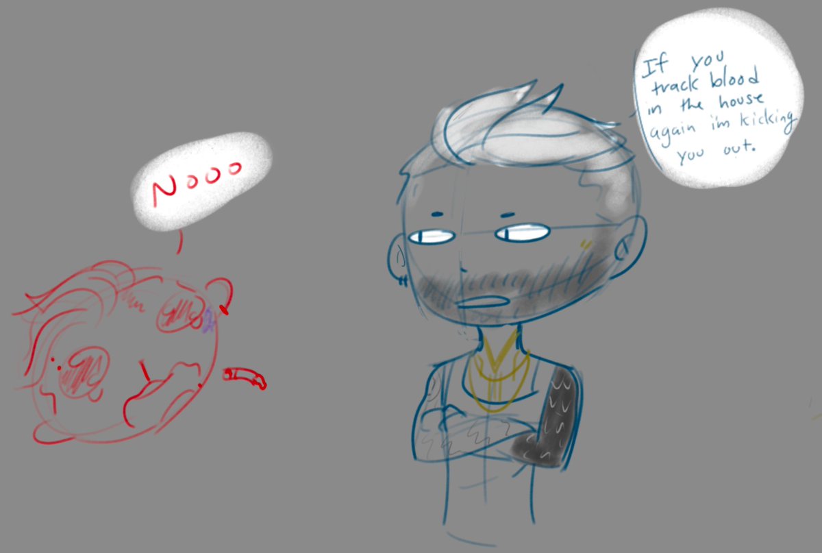 Kerry loves V but he’s tired of buying new carpets 
#Cyberpunk2077