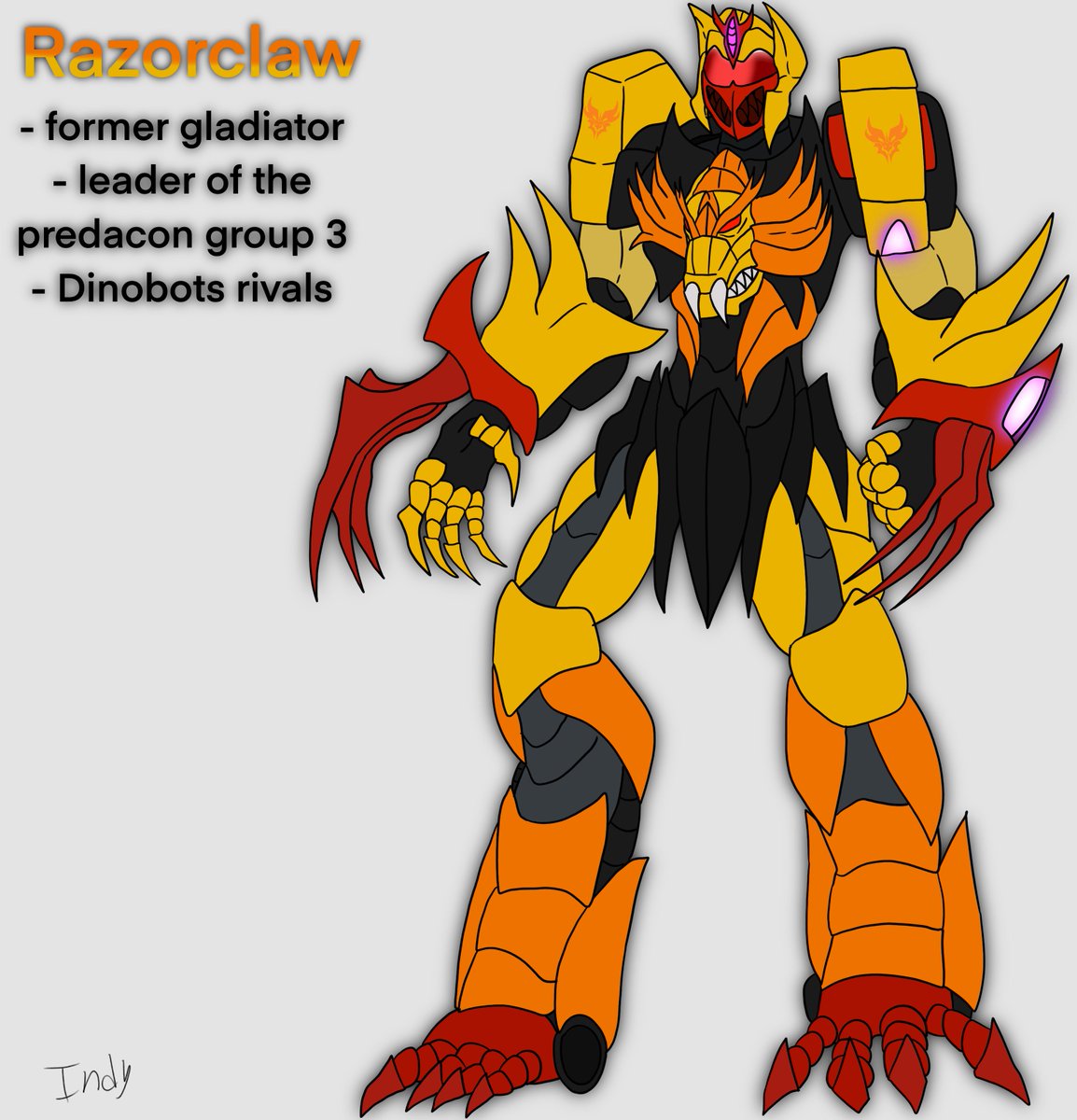 IndragonSaur's tweet photo. Razorclaw
#digitalart #artistsonBluesky #digitalartists #Fanart #artSky #art #Transformers #Transformersfanart #Razorclaw #TransformersRazorclaw #TransformersoneFanart #Maccadam #Maccadams https://t.co/IYlcWWfLmg