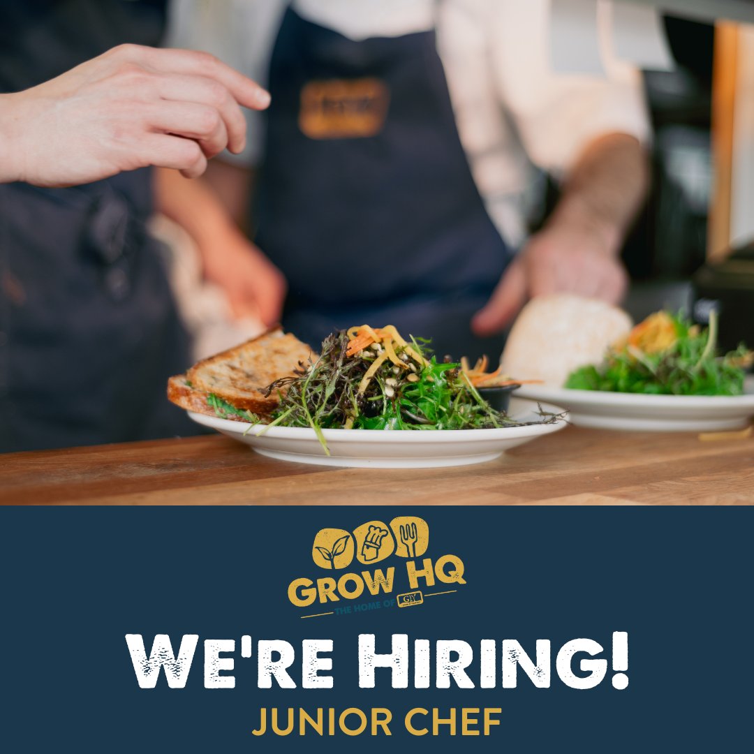 Don’t walk… RUN to the jobs section of GIY.ie – this is your chance to join the GROW HQ kitchen team!
If you love seasonal, organic, and seriously good food, this is the perfect opportunity to grow your skills in an award winning kitchen 👨‍🍳