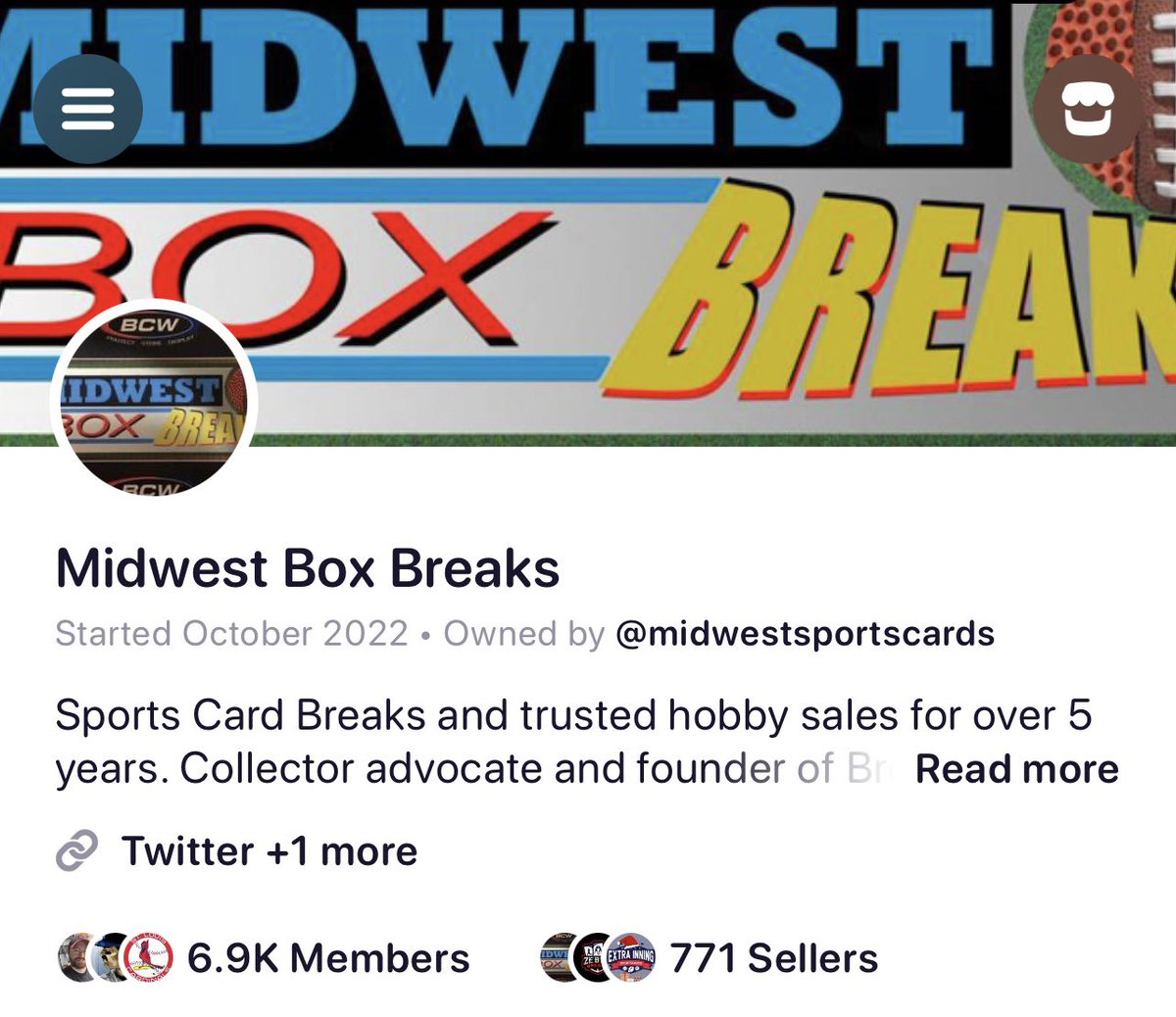 Have you heard about District?

It’s a live-streaming e-commerce platform built by the people that created SnapChat.
Anyone can create their own District Community built around a hobby, hustle, or fandom they are passionate about. 
Baseball Cards, Antiques, Consignments, Toys,