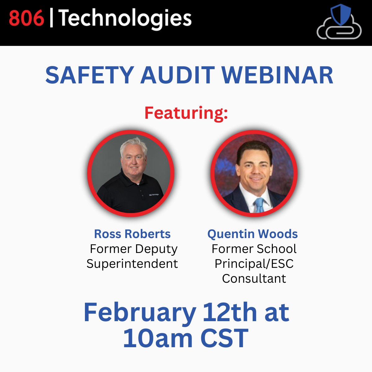 🚨 Safety Audit Webinar – Register Now! 🚨

Join Ross Roberts &amp; Quentin Woods as they cover:
✅ 500-item DARtool/CARtool
🔍 Intruder Assessment
📸 Photo reporting &amp; findings
❓ Q&amp;A
Save your spot: bit.ly/4grkP1u 
#SchoolSafety #EdLeaders