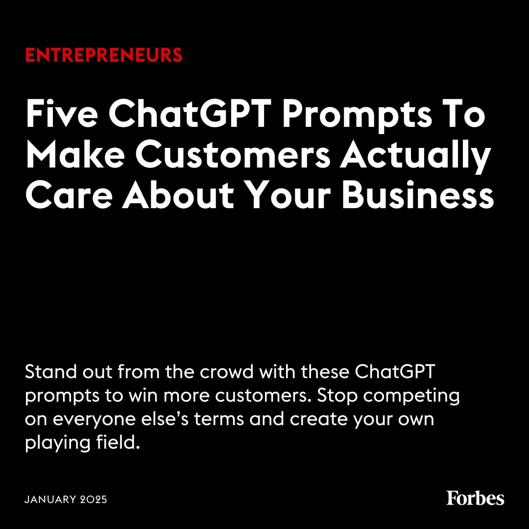 Turn ChatGPT into your sales advantage machine. Stand out, solve real problems, and win the customers you deserve. trib.al/HmT5UTA