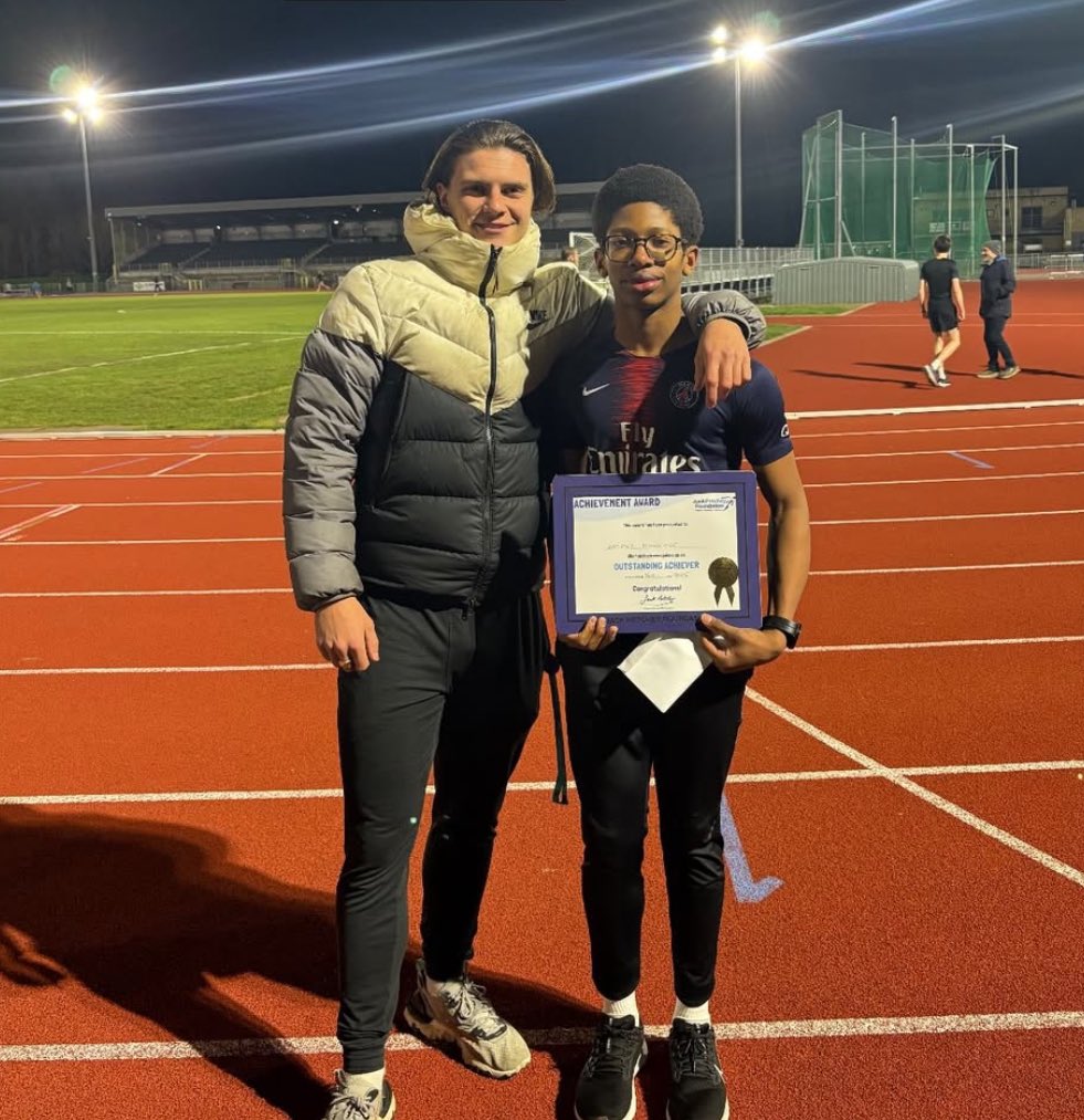 Chelmsford AC (@chelmsfordac) on Twitter photo Congratulations to Zach for being chosen by his group to receive the Jack Petchey Achievement Award.
His constant hard work and commitment to the club and training is an example to all.... Well done Zach
Thank you <a href="/JPFoundation/">Jack Petchey Fdn</a> for your continued support 🙏 Congratulations to Zach for being chosen by his group to receive the Jack Petchey Achievement Award.
His constant hard work and commitment to the club and training is an example to all.... Well done Zach
Thank you <a href="/JPFoundation/">Jack Petchey Fdn</a> for your continued support 🙏