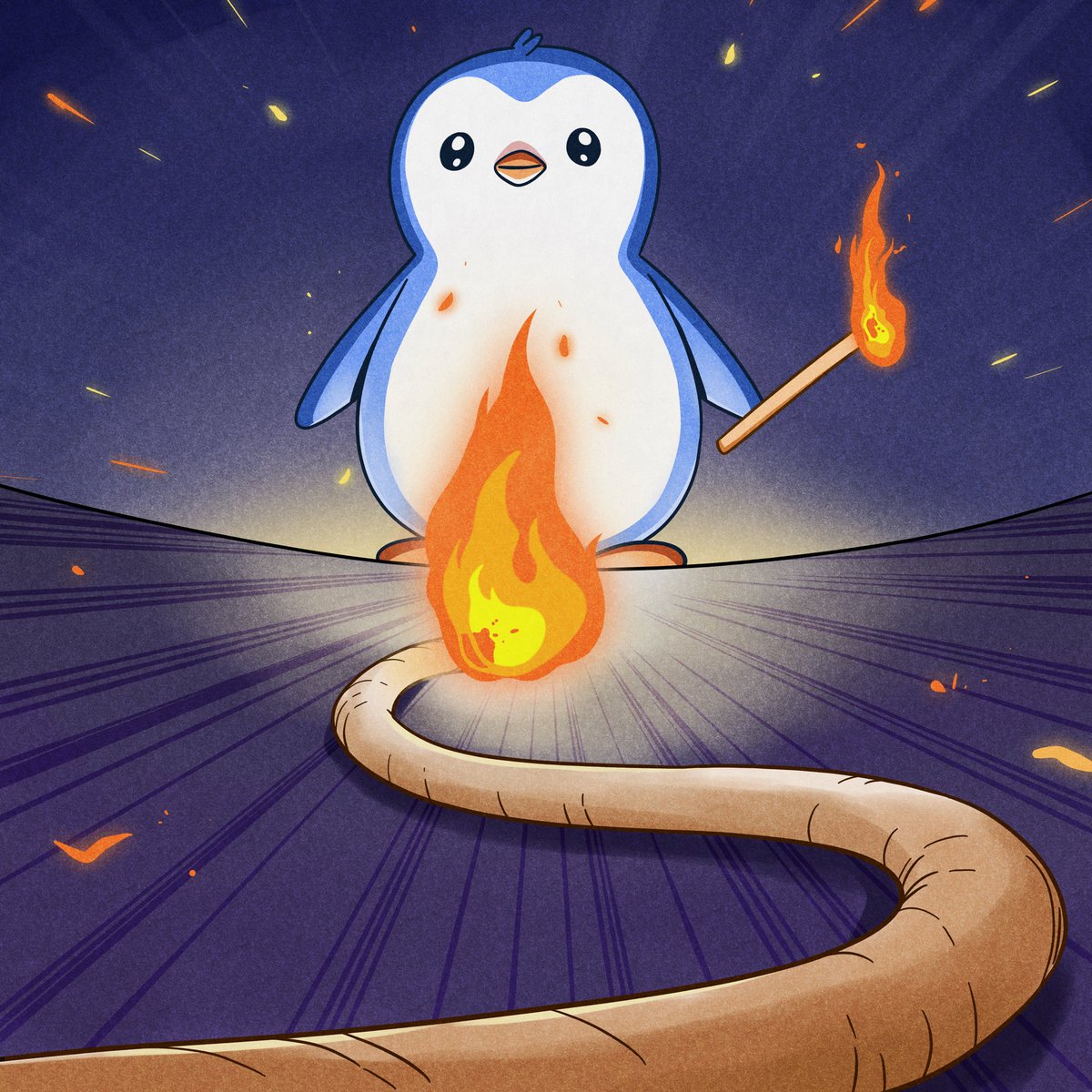 Tomorrow, at 9AM EST, the PENGU claim will end, and all remaining supply will be burnt.

Currently, 13.82% of the total supply is on track to being burnt.
