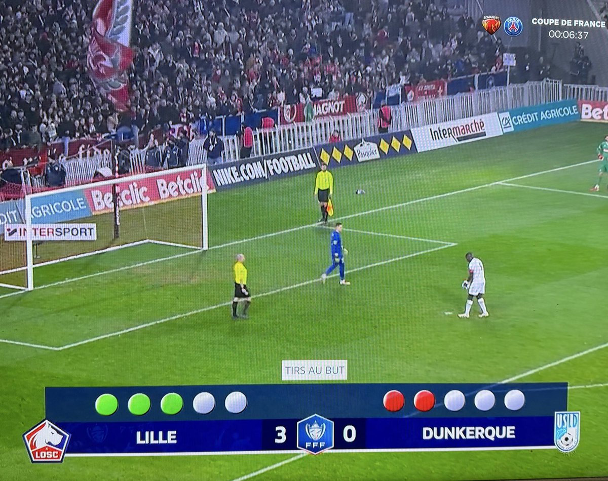 TrollFootball's tweet photo. Lille lost the game from this position. https://t.co/e2WXVL6RpT