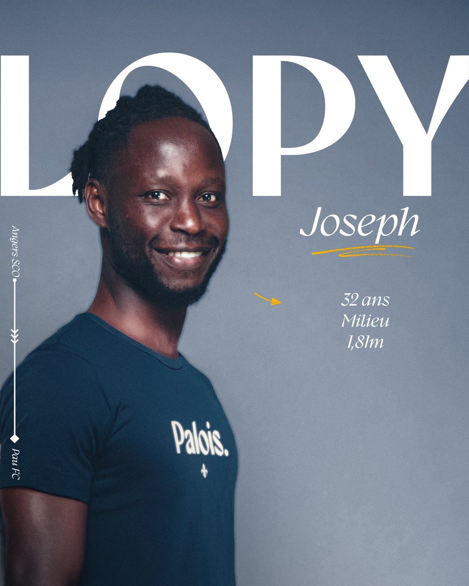 SystemFoot's tweet image. Joseph #LOPY 🇸🇳🇫🇷

🇫🇷 #Angers 🛫➡️🛬 #Pau 🇫🇷 

Cantonné à l’équipe réserve au SCO, l’international sénégalais rejoint librement Pau.

✍️ 30 juin 2025