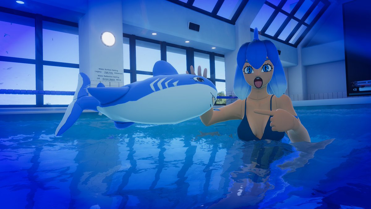 My VRC avatar is all finished! Very smooth, squeaky, and cute!
The artist is Tidiestflyer!