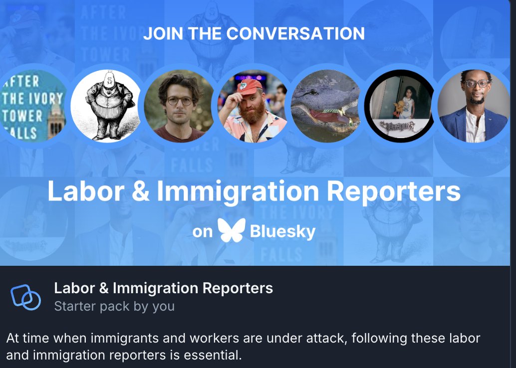 PaydayReport's tweet image. Labor reporters are leaving twitter en masse. 

Here is a starter pack of labor &amp;amp; immigration reporters to follow on Bluesky 

go.bsky.app/4JJcYdi