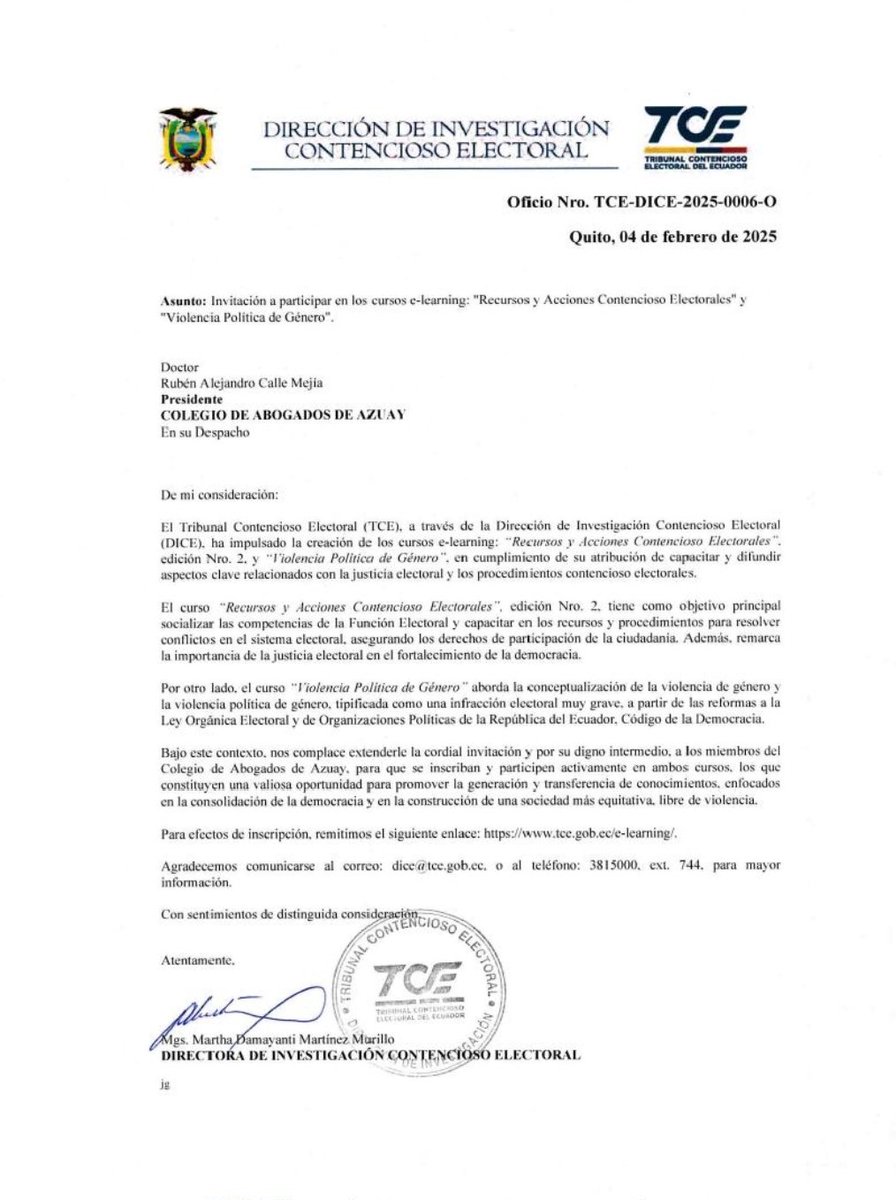 Colegio de Abogados del Azuay⚖️ tweet media