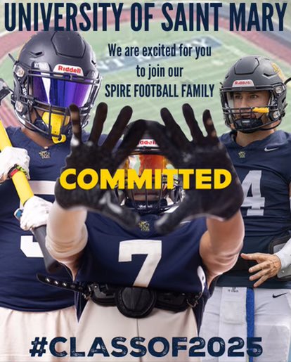 Jordan Kaufman (@kaufman14185) on Twitter photo I am blessed and excited to announce that I am committing to the university of Saint Mary <a href="/CoachLHinson/">Lance Hinson</a> I am blessed and excited to announce that I am committing to the university of Saint Mary <a href="/CoachLHinson/">Lance Hinson</a>
