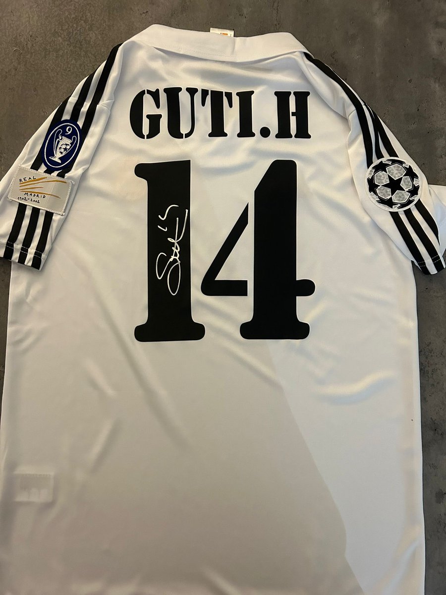 supersignatures's tweet photo. Guti Real Madrid signed shirts for sale https://t.co/hHsDDFSMmU