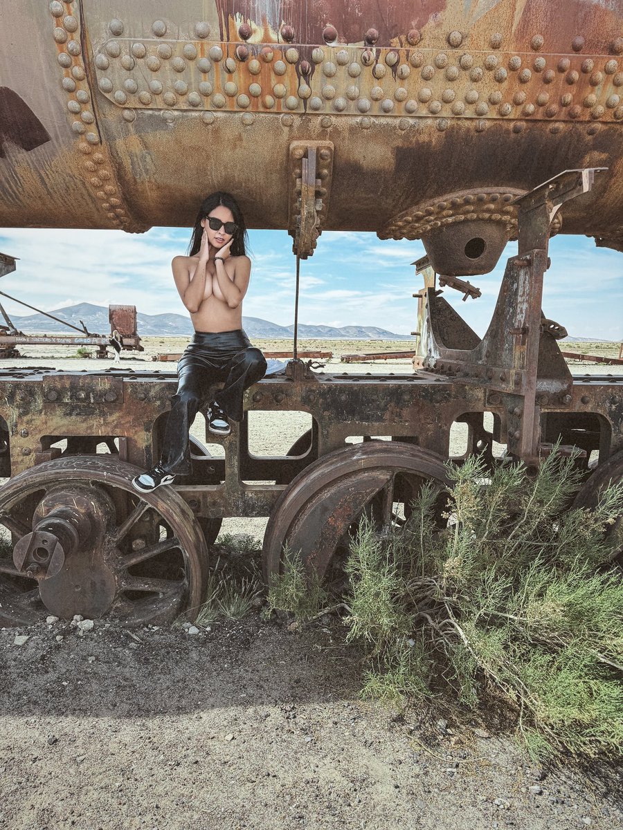 santiagopgm's tweet image. Cementerio de trenes. 
Uyuni, Bolivia.