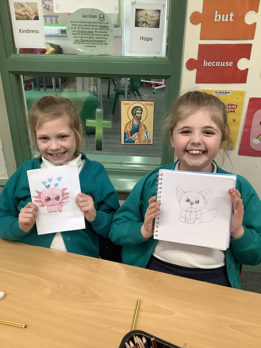 Lakeside_school's tweet photo. Some very talented children at the KS2 sketching club. Well done. #talentedartists #lovingwhatwedo #expressingourselves https://t.co/9r8f1oOfDP