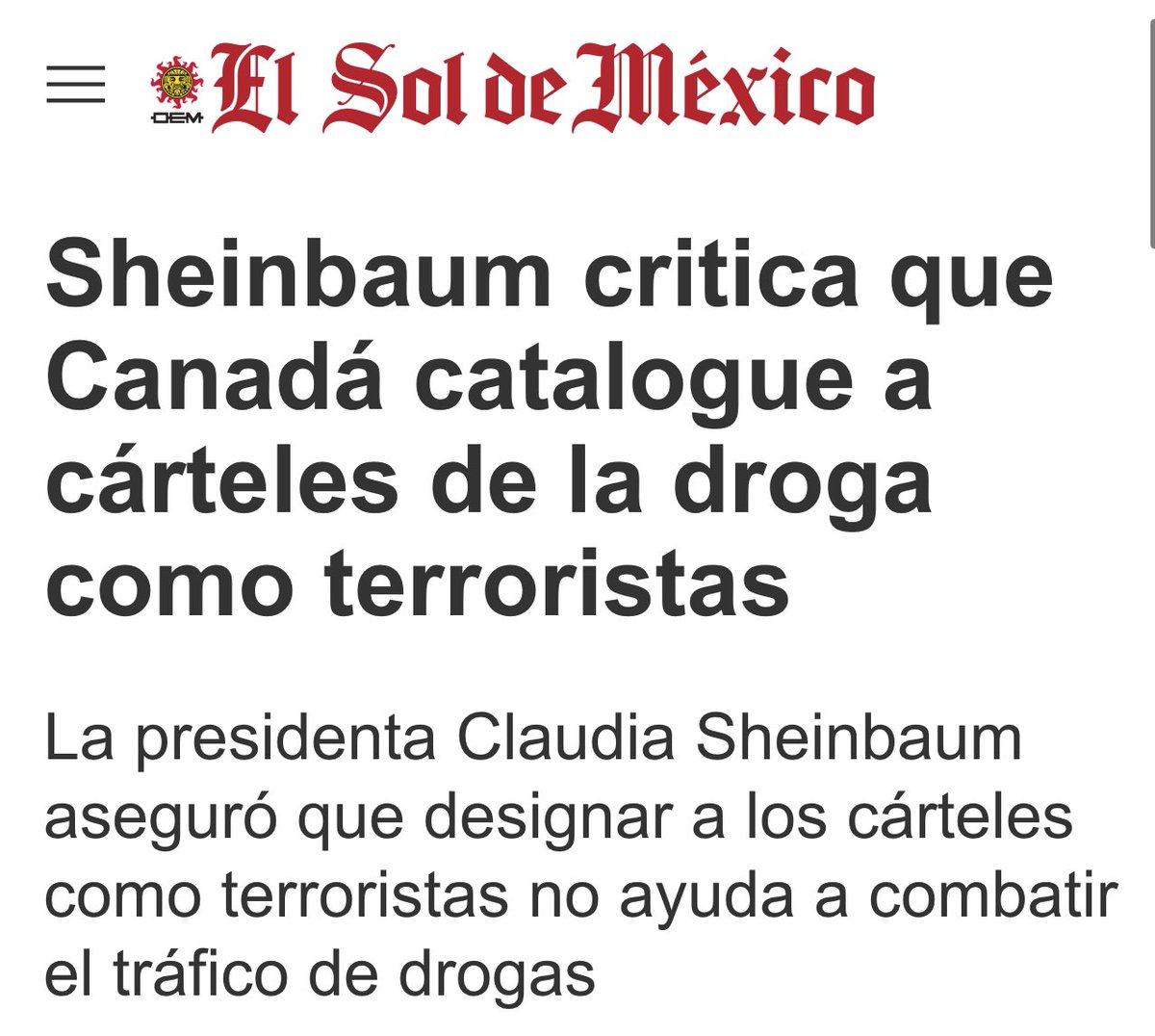 Lo que no ayuda a México es que el Estado defienda criminales y le siga mintiendo al pueblo de México. 

Saben bien dónde se esconden, quiénes son y quiénes son sus cómplices, no hacen nada porque no quieren y porque les deben, en buena medida, el poder que tienen.