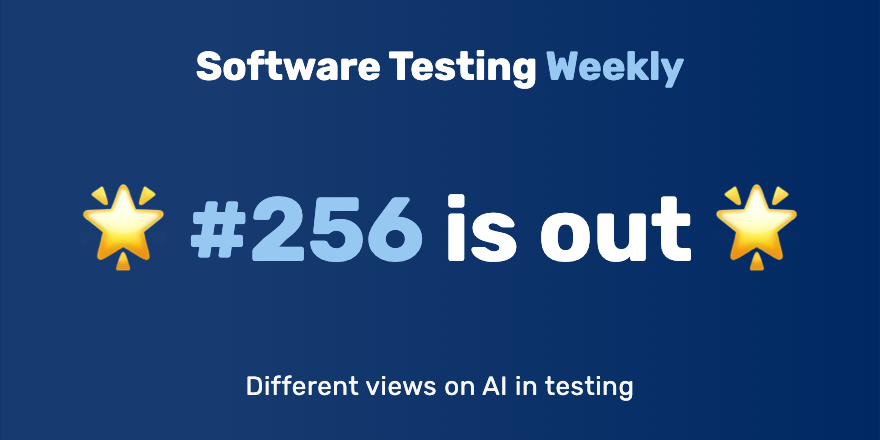 QANewsletter's tweet photo. Hey! 🙂

The 256th issue is out!
https://t.co/JeTV0JtwDC

Congrats @jarbon, @michaelbolton, @gkogktzilas_dev, @Mona101ma, @Tweet_Cassandra, @qahiccupps, @nora_weisser, @gil_zilberfeld, @testpappy, @GreenReportBlog, @therunninglight, @KTeltov, @bahmutov!

#SoftwareTesting #QA https://t.co/M9e6gyP2Aw
