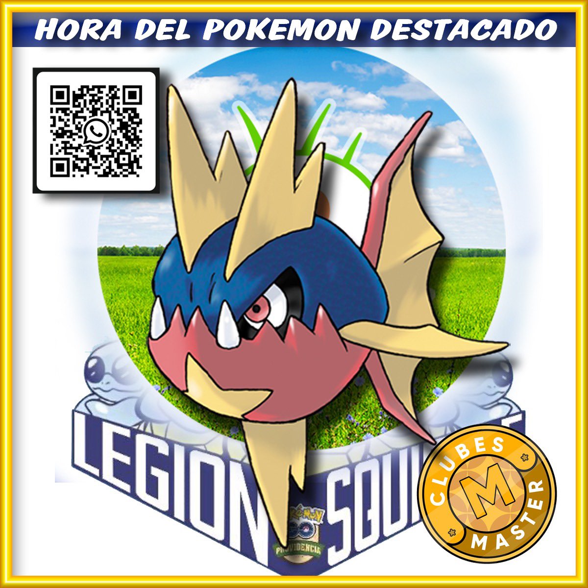 LEGIÓN SQUIRTLE los espera a partir de 5:50 pm en la base tortuga, en el kiosco de PARQUE HIDALGO, para disfrutar de la hora destacada y buscar ese SHINY, se estarán entregando los sticker del Pokemon protagonista.

cmpf.re/HMbjW3

.