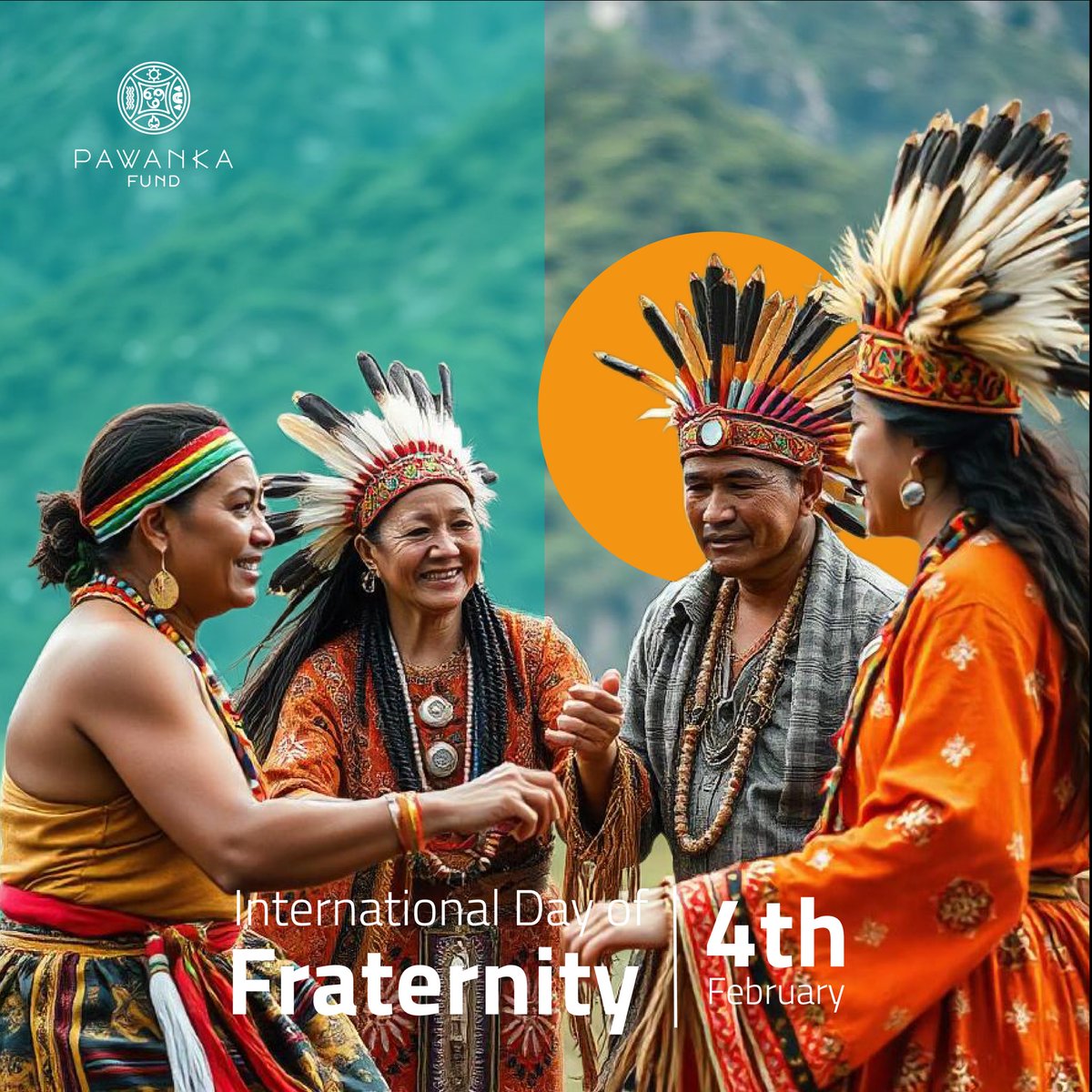 🌍✨ Fraternity strengthens our roots and unites our hearts ✨🌿

In Indigenous Peoples, fraternity is woven through the sharing of ancestral wisdom, the preservation of languages, and collective dreams for a sustainable future. 🤝💚

It is in the smiles, songs, and traditions