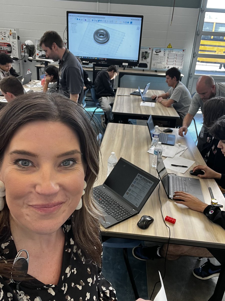 Katie Porter (@kportergcs) on Twitter photo When the <a href="/cte_innovation/">CTE Innovation Center at Roper Mt.</a> 2nd year clean energy and emerging automotive students are learning to use Autodesk/Fusion360 and you say you’ll buy them donuts if they can successfully 3D design/model a donut. Challenge accepted! 🍩 Good gracious I love our kiddos! When the <a href="/cte_innovation/">CTE Innovation Center at Roper Mt.</a> 2nd year clean energy and emerging automotive students are learning to use Autodesk/Fusion360 and you say you’ll buy them donuts if they can successfully 3D design/model a donut. Challenge accepted! 🍩 Good gracious I love our kiddos!