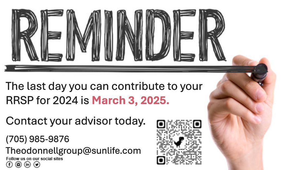 Contact us today to review your RRSP contribution.

We care about you and your future.