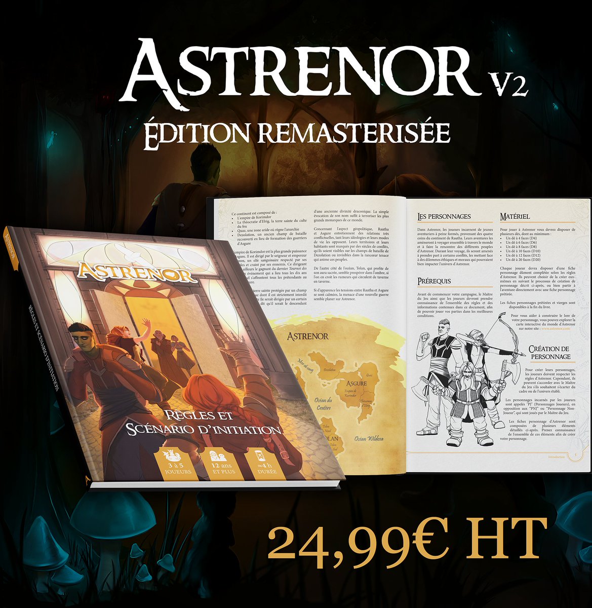 CSOapp's tweet image. 📙 Nous venons de publier notre livre d'initiation à Astrenor ! 🌟 
Découvrez cette version entièrement retravaillée et magnifiquement illustrée du jeu, avec ses règles, un scénario d'introduction et des fiches de personnages revisitées.
👉astrenor.com/boutique.html

#jdr #astrenor