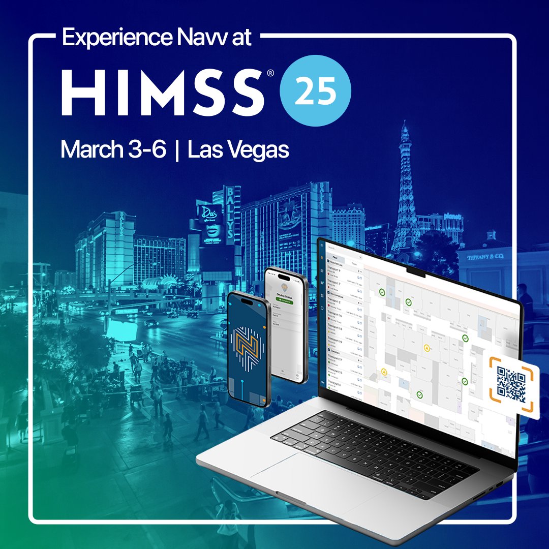 NavvTrack's tweet image. Struggling to keep track of iOS devices? You’re not alone - and there’s a solution. Meet us at #HIMSS25 and learn how to transform your device management with NavvTrack indoor location.

Schedule your demo today.  navvtrack.com/himss-2025

#NavvTrack #iOS #MDM