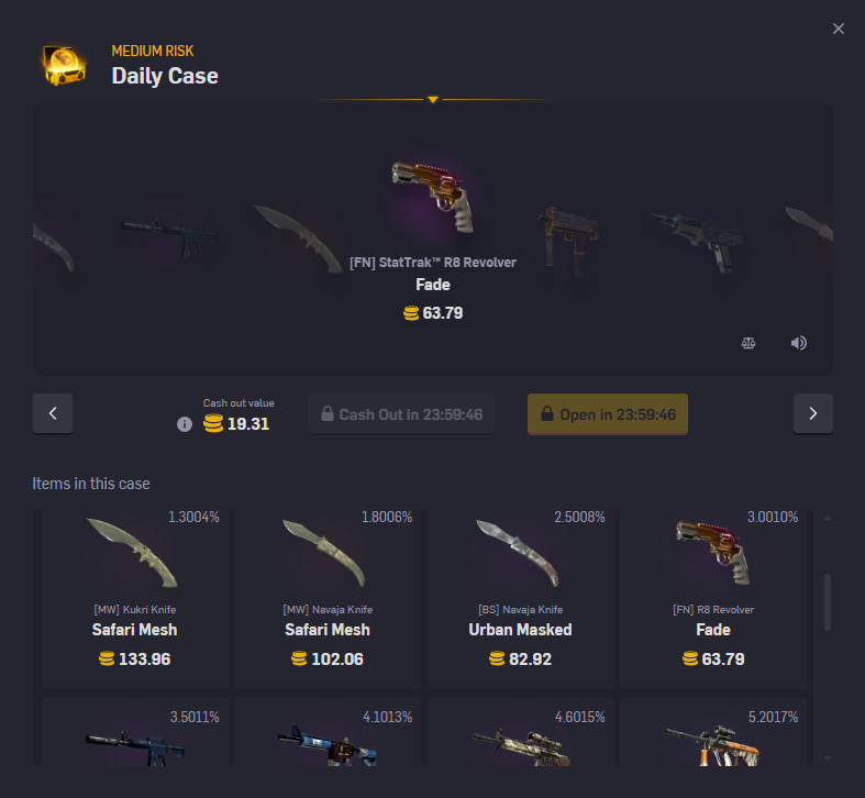What do you guys think about this pull? 🤔

I haven't really played Empire too much, but it's definitely a GOATED addition to the site! 

Daily cases for the win, might have to play here more. 😍

<a href="/CSGOEmpire/">CSGOEmpire</a>