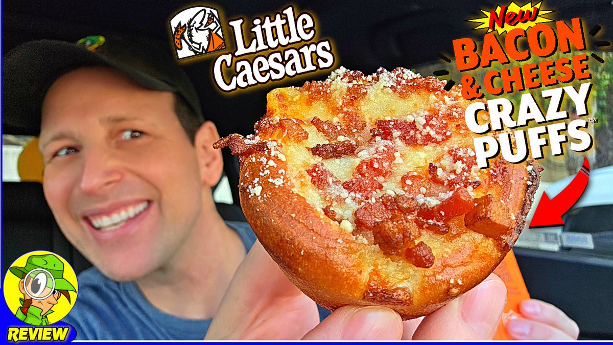 peepthisout's tweet photo. Little Caesars® Bacon &amp; Cheese Crazy Puffs™ Review 🍕🥓🤪🥧 New Flavor! 🤩 Peep THIS Out! 🕵️‍♂️
https://t.co/TZe5luY6yP
#LittleCaesars #BaconAndCheese #CrazyPuffs #FastFood #FoodReview #SuperBowlLIX📷 #PeepTHISOut #StayFrosty @littlecaesars @MENACE @MashedHQ @localish https://t.co/gxPhEczPQZ