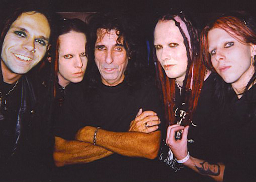 Man-how lucky am I? For the past 20 years, I've been able to say I've done shows with the GOAT, <a href="/alicecooper/">Alice Cooper</a> Every time I watch him perform I'm left memorized. Happy Birthday Alice!