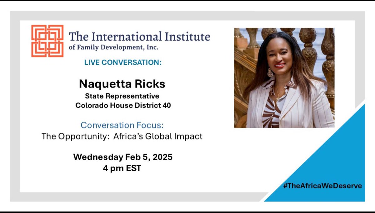 Veola Green (@veolagreen) on Twitter photo Join <a href="/NaquettaR/">Rep Naquetta Ricks - COHD40</a> : discussing The Opportunity: Africa’s Global Impact - LIVE chat <a href="/institute_inc/">The International Institute of Family Development</a> …. #investors #Africa #Manufacturing #mineralgemstone #metals #jobs #business ~ Join <a href="/NaquettaR/">Rep Naquetta Ricks - COHD40</a> : discussing The Opportunity: Africa’s Global Impact - LIVE chat <a href="/institute_inc/">The International Institute of Family Development</a> …. #investors #Africa #Manufacturing #mineralgemstone #metals #jobs #business ~
