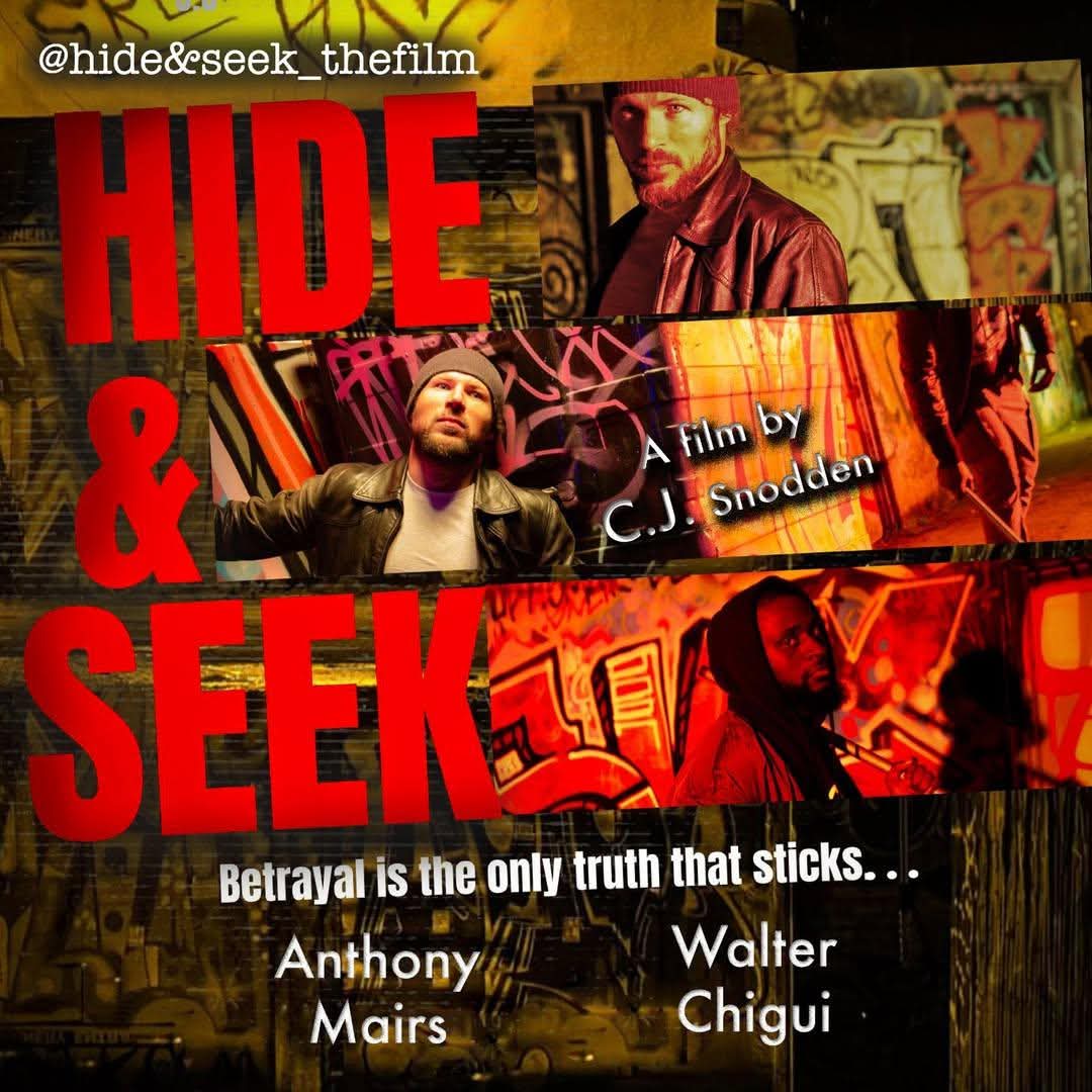 Delighted to announce the ninth film showing at FILM DEVOUR #36

HIDE &amp; SEEK
Directed By Wesley Branagh
D.O.P C.J .Snodden

#devour36 25/02/2025 Black Box
Tickets available ticketsource.co.uk/filmdevour