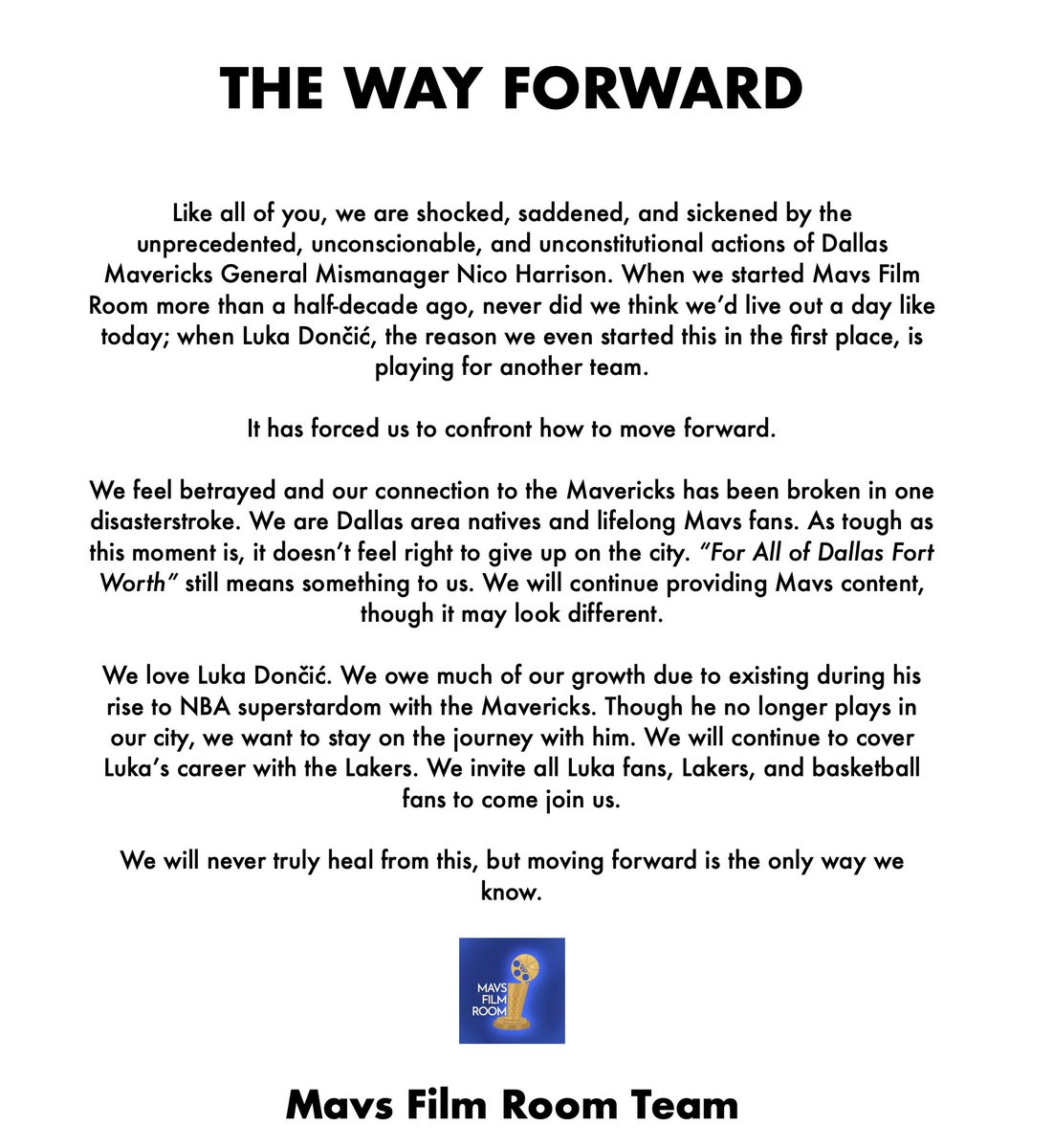 Mavs Film Room 🐴🎥 tweet media