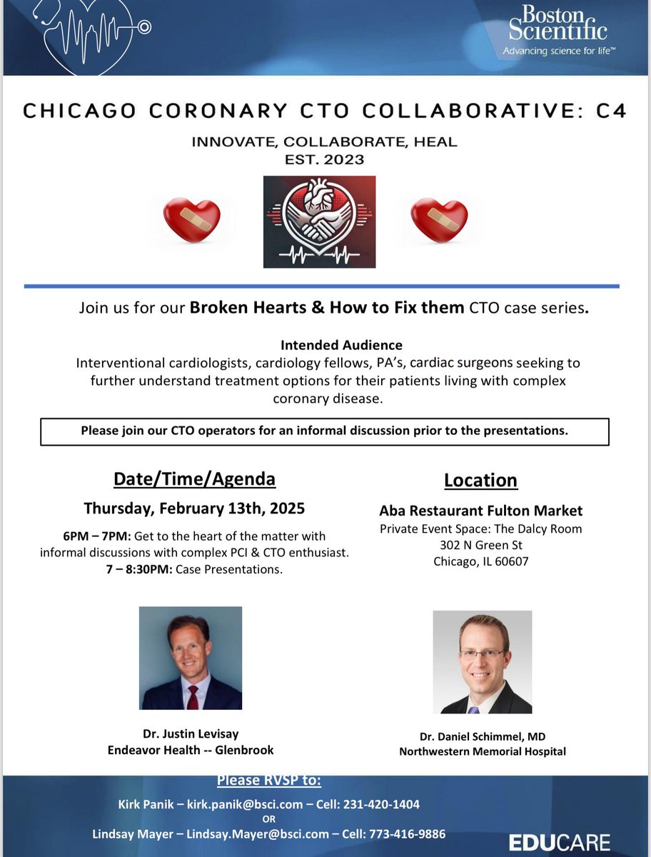 Joaquim Spadoni Barboza (@jbspadoni) on Twitter photo Our Chicago CTO Club is next week. If you are in the Chicagoland area please join us. <a href="/AdhirShroff/">Adhir Shroff</a> <a href="/KhalilIbrahimMD/">Khalil Ibrahim</a> <a href="/spiritus_bah/">Amer Ardati</a> <a href="/mividovich/">Mladen Vidovich</a> <a href="/DMemmini/">Dan Memmini</a> <a href="/jlevismd/">Justin Levisay</a> <a href="/mj_ricciardi/">Mark J Ricciardi MD</a> <a href="/M_Leya27/">Marysa Leya</a> <a href="/hsuradi/">Hussam Suradi</a> <a href="/SteveDriver2032/">Steve Driver</a> <a href="/SchimmelHeart/">Daniel Schimmel</a> <a href="/SteveAChicago/">Steve Attanasio</a> <a href="/darki_amir/">Amir Darki MD, MSc</a> <a href="/SandeepNathanMD/">Sandeep Nathan, MD, MSc</a> Our Chicago CTO Club is next week. If you are in the Chicagoland area please join us. <a href="/AdhirShroff/">Adhir Shroff</a> <a href="/KhalilIbrahimMD/">Khalil Ibrahim</a> <a href="/spiritus_bah/">Amer Ardati</a> <a href="/mividovich/">Mladen Vidovich</a> <a href="/DMemmini/">Dan Memmini</a> <a href="/jlevismd/">Justin Levisay</a> <a href="/mj_ricciardi/">Mark J Ricciardi MD</a> <a href="/M_Leya27/">Marysa Leya</a> <a href="/hsuradi/">Hussam Suradi</a> <a href="/SteveDriver2032/">Steve Driver</a> <a href="/SchimmelHeart/">Daniel Schimmel</a> <a href="/SteveAChicago/">Steve Attanasio</a> <a href="/darki_amir/">Amir Darki MD, MSc</a> <a href="/SandeepNathanMD/">Sandeep Nathan, MD, MSc</a>