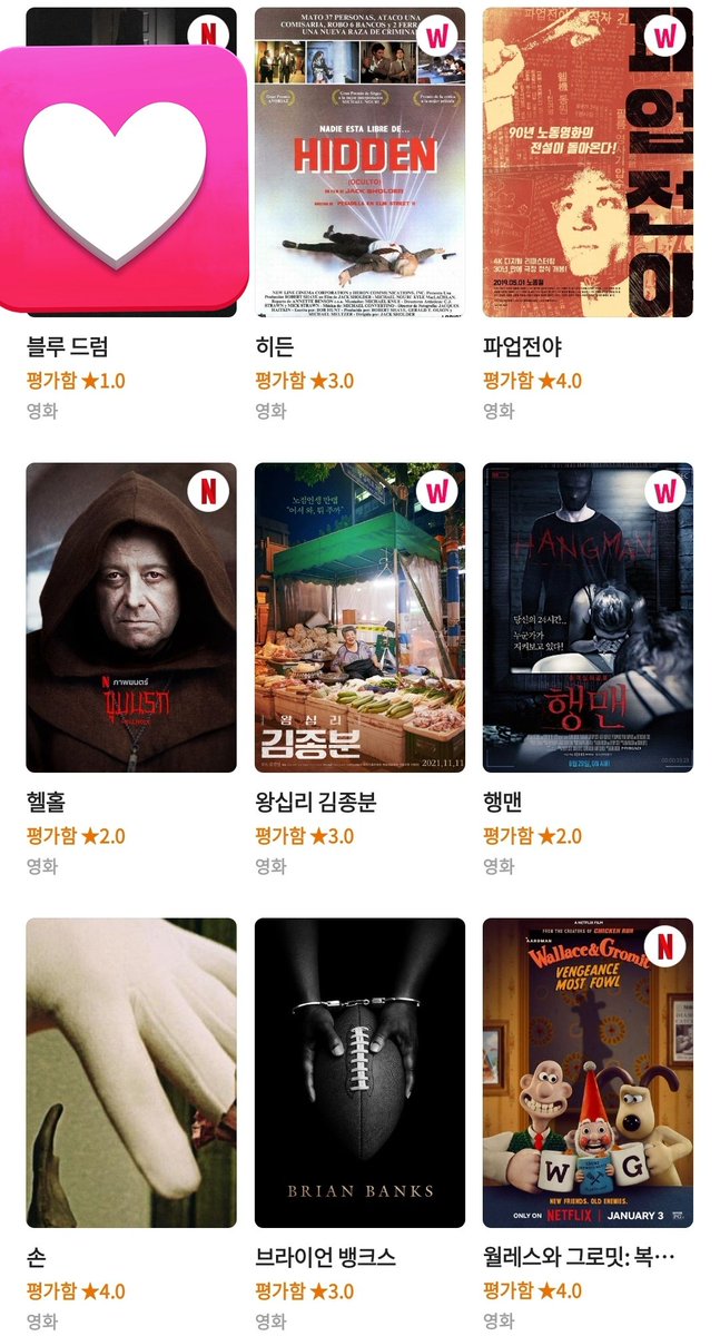 2025년 #월말결산 1월 🐙 영화 8편 월레스와 그로밋 : 복수의 날개 브라이언 뱅크스 손 (단편) 행맨 왕십리 김종분 헬홀 파업전야 히든 🐙 책 6권...