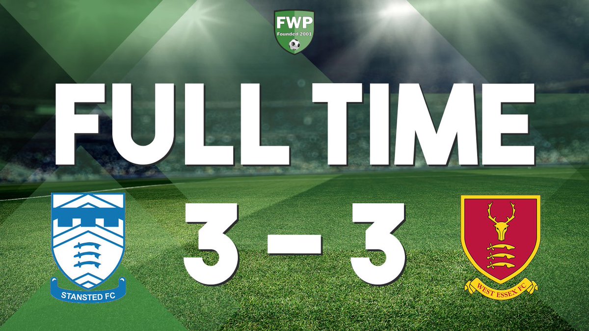 FULL-TIME: Stansted 3-3 West Essex