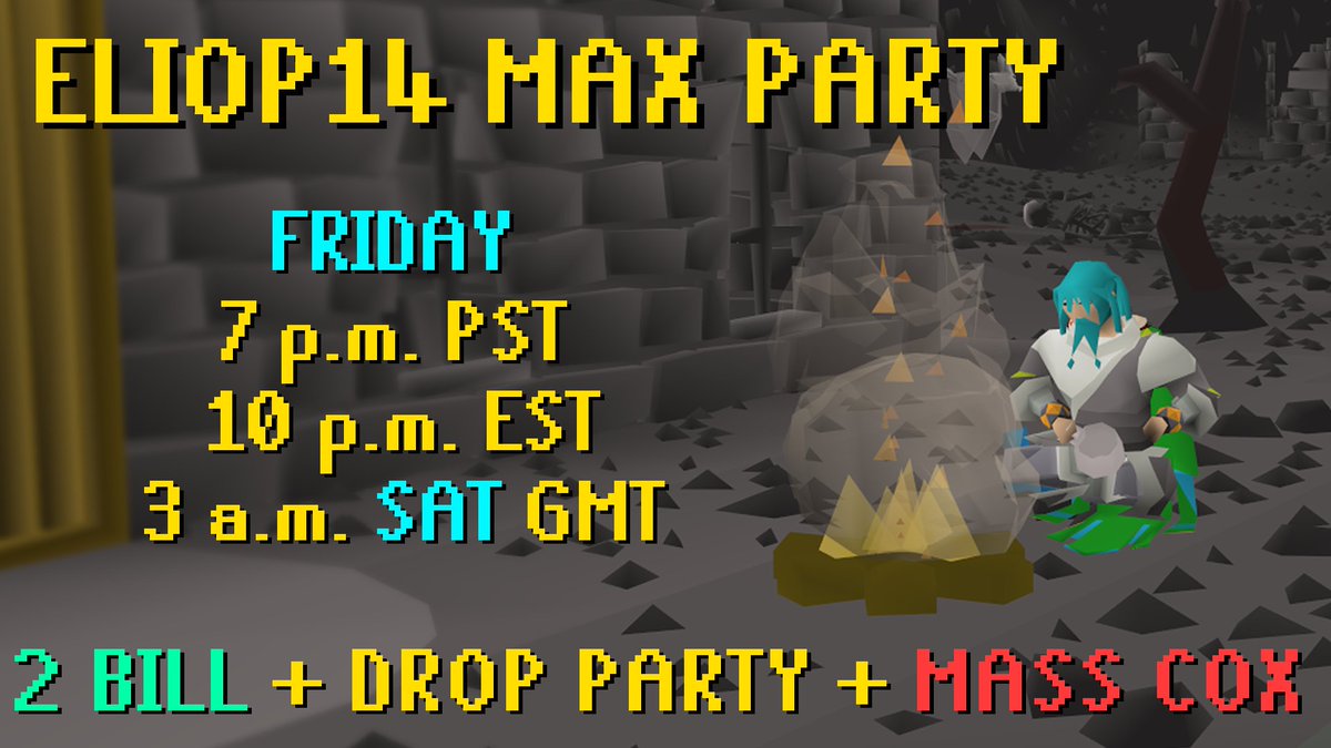 MAXLIOP THIS FRIDAY 10PM EST. BEEN A LONG TIME COMING. HUGE DROP PARTY AND SNACKS. BE THERE.