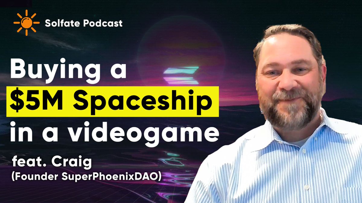📢📢📢 NEW EPISODE ALERT!

Building a DAO in the Star Atlas ecosystem and buying a $5M Space Ship w/ <a href="/Njord614/">Njord</a>, founder of <a href="/SuperPhoenixDAO/">SUPER PHOENIX DAO</a> on the Solfate podcast!

🎧 Tune in now - links below 👇
