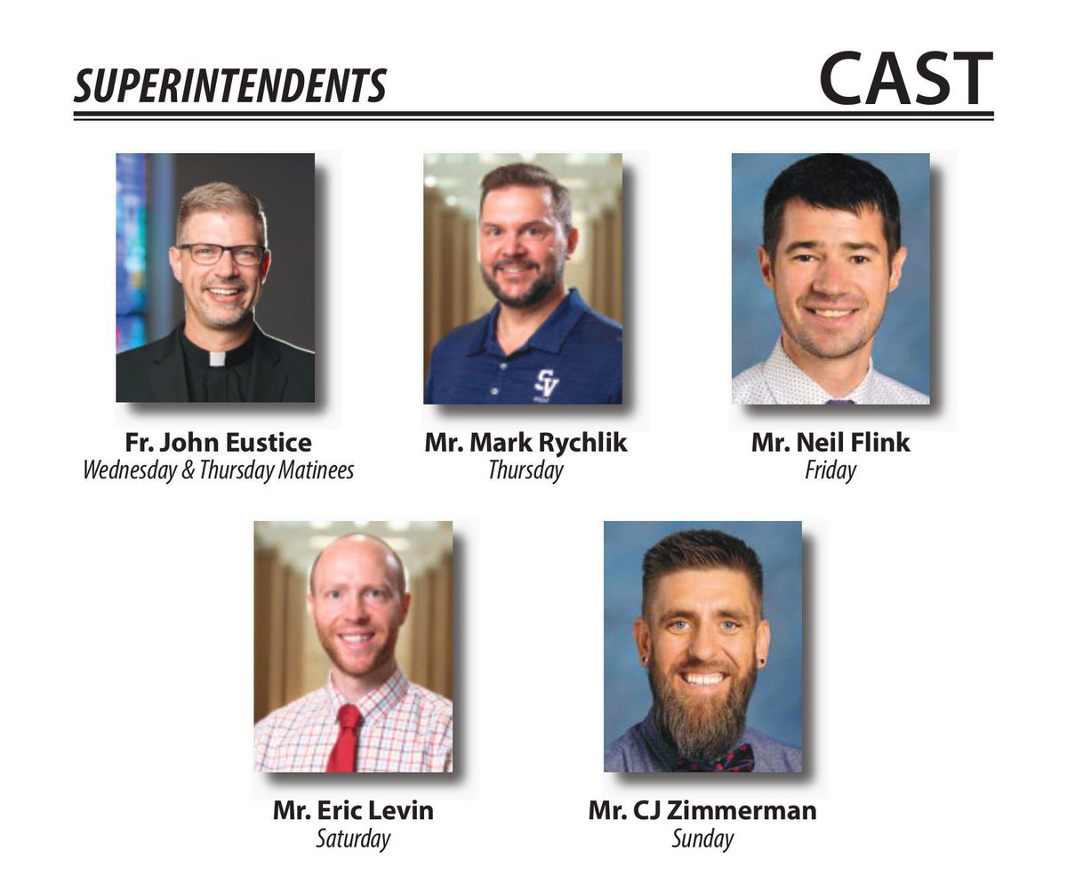 Hard to believe that we have our 1st musical performance for our middle schoolers tomorrow! Our production of THE DROWSY CHAPERONE will also feature some familiar faces from around SVHS (but new to the Viator stage!) in a fun walk-on role! Don’t miss these 5 unique performances!