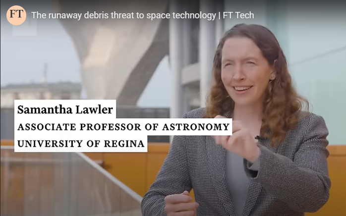 Campion College (@campionur) on Twitter photo Falling space debris is a growing danger! Campion College’s Associate Professor of Astronomy, Dr. Samantha Lawler, breaks down the risks and what’s next for orbital safety <a href="/FinancialTimes/">Financial Times</a> video. Watch now! ow.ly/vahi50UTE8x
#SpaceSafety #Astronomy #OrbitalDebris Falling space debris is a growing danger! Campion College’s Associate Professor of Astronomy, Dr. Samantha Lawler, breaks down the risks and what’s next for orbital safety <a href="/FinancialTimes/">Financial Times</a> video. Watch now! ow.ly/vahi50UTE8x
#SpaceSafety #Astronomy #OrbitalDebris