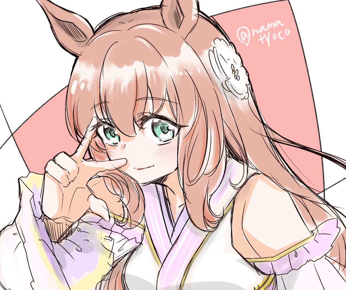 「おはようございますビコーちゃんの誕生日絵描いてるので朝活はお休みです 」|なまちょこ／ウマ娘5th土曜日のイラスト