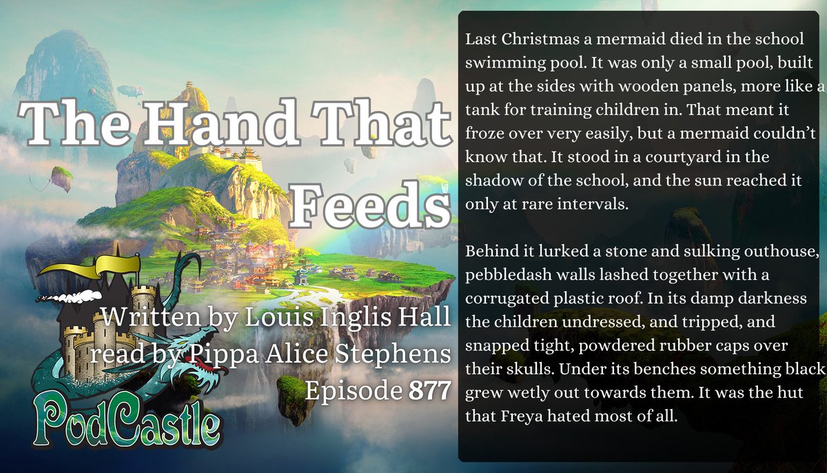 #PC877: The Hand that Feeds by Louis Inglis Hall, read by <a href="/PippaAStephens/">Pippa Alice Stephens</a> . Previously published by The Colored Lens. Rated PG-13 - Content warning for the death of a child.