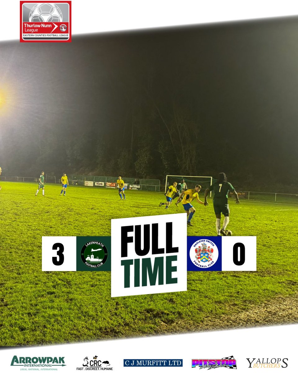 🟢 Full Time Result 🟢

Goals from the Rocha’s and Hayden gives us a good win after a lot of defending in the first half.
