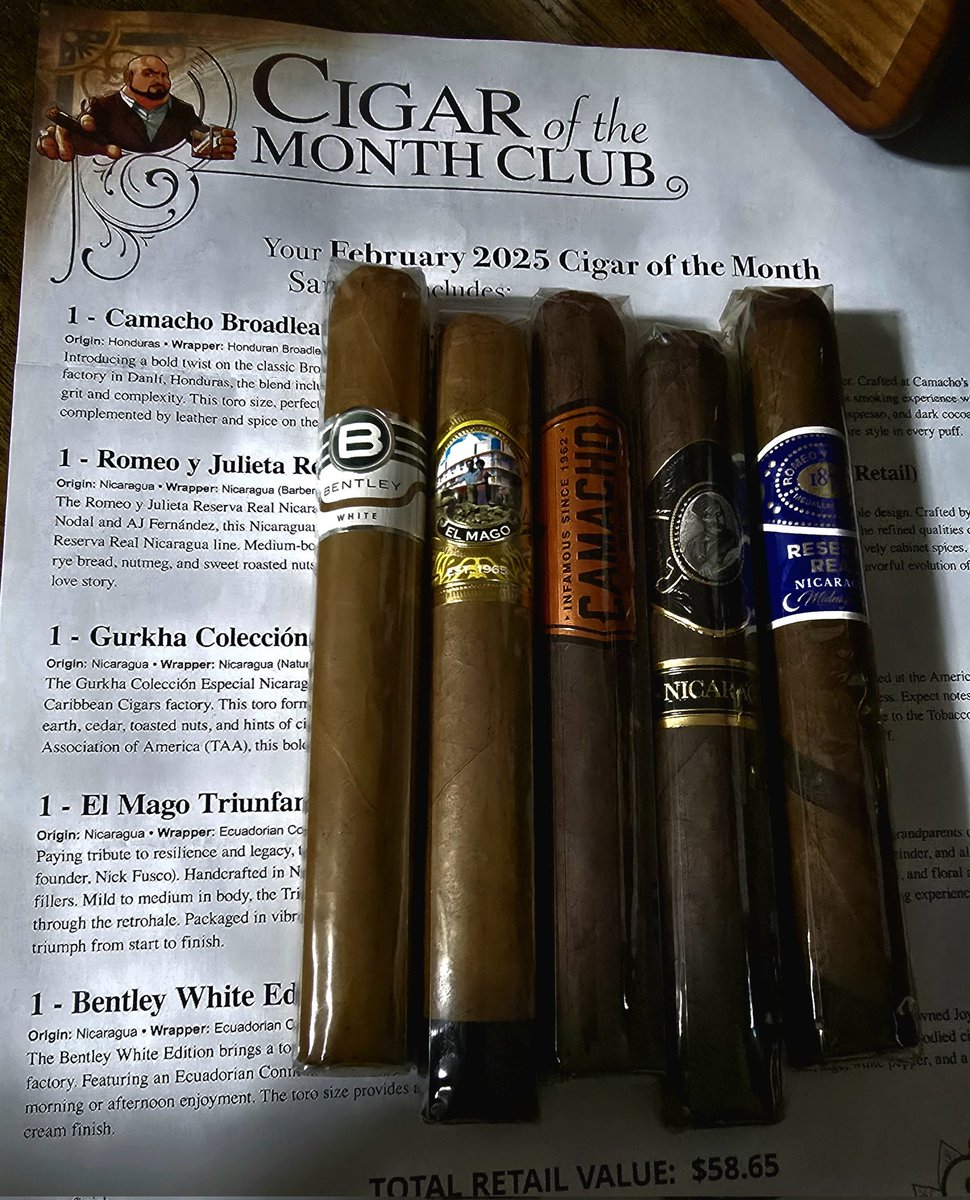 MAIL CALL <a href="/SmokeInnCigars/">Smoke Inn Cigars</a> <a href="/AnnapolisAsh/">Annapolis Ash Talk</a> <a href="/DaCigarMan/"> Da Çigar Man 🏎</a> <a href="/Mike_W_Simpson/">The Mentor</a> <a href="/Bird4LIFE17/">T Ross</a> <a href="/BOSSDAWG75/">BO$ Dawg</a> <a href="/BrunoCigars/">Bruno V</a> <a href="/caviarhound/">CHound</a> <a href="/CialoneJay/">Jay Cigars</a> <a href="/Cigar_Lair/">Cigar Lair</a> <a href="/CigarChairman/">Stephen LaPre,Sr</a> <a href="/cigarking217/">The Cigar King👑</a> <a href="/CigarLector/">CigarLector</a> <a href="/Not_That_JB/">JB</a> <a href="/BrileyK/">Briley Kenney (I Write Stuff)</a> <a href="/sosterman67/">Titan67</a> <a href="/325AIR1/">325AIR</a> <a href="/Steve_CigarGuy/">Cigar Guy</a> @Sticks_n_stonez <a href="/stogieguy/">stogie guy</a>