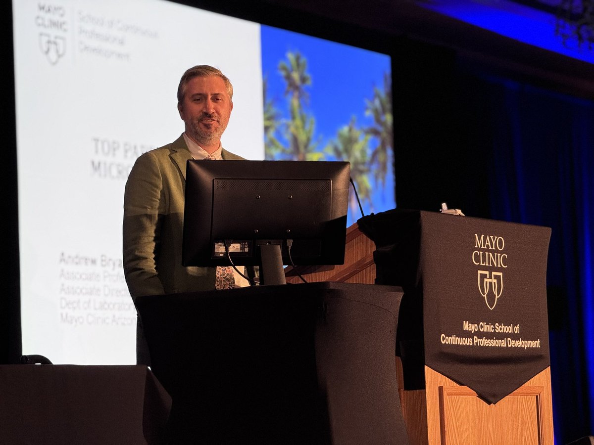 MayoClinicINFD's tweet photo. #MayoClinicIDUpdates 
Day 2 concludes with Top Papers in Clinical Microbiology #newtests #newAST #susceptibilitytests https://t.co/SuQKFCZfDO