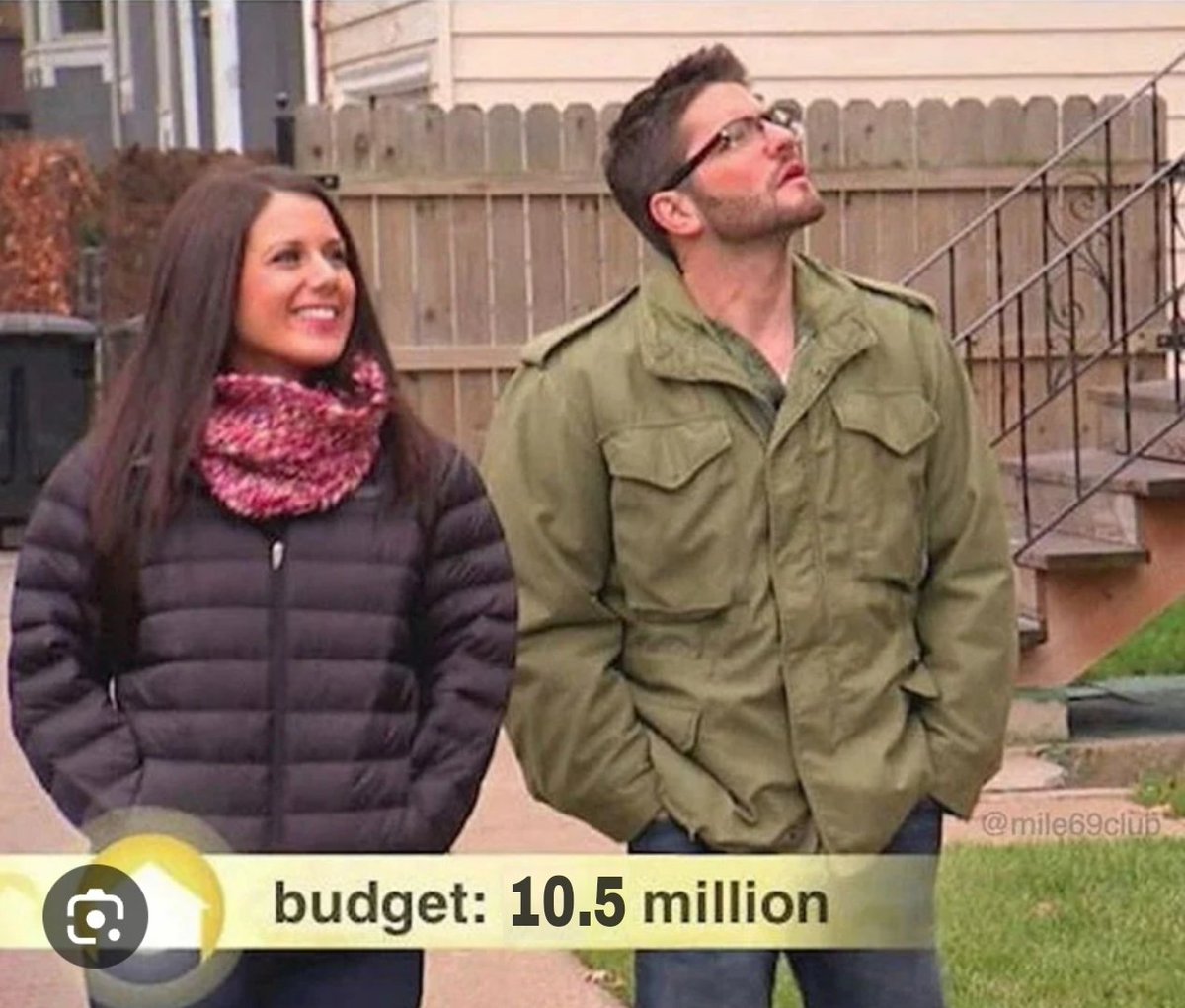 MBrassenstein's tweet image. [this week on house hunters]

Him: USAID employee

Her: dance instructor for mute transgender amputee youth in Somalia