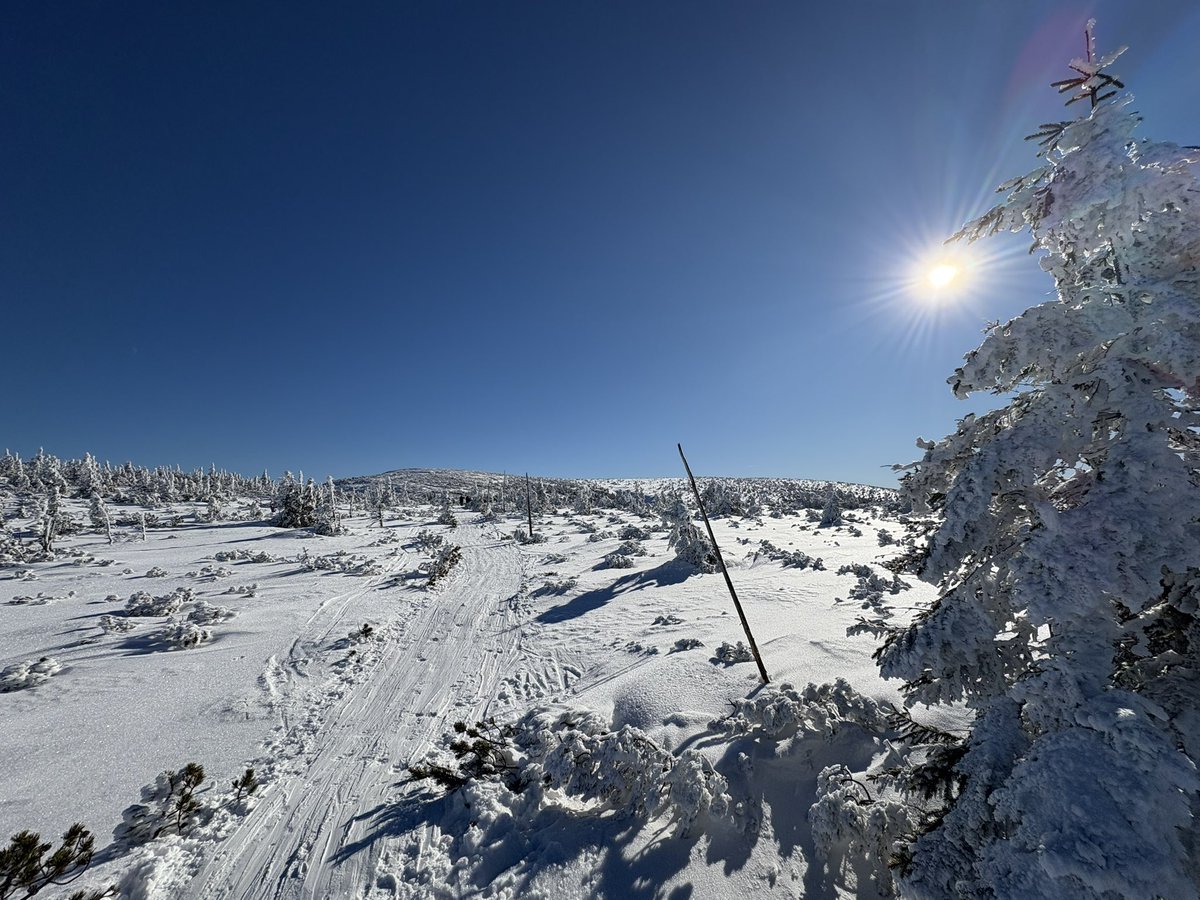 Our 🇨🇿 highest mountains and the best weather I’ve ever experienced there.