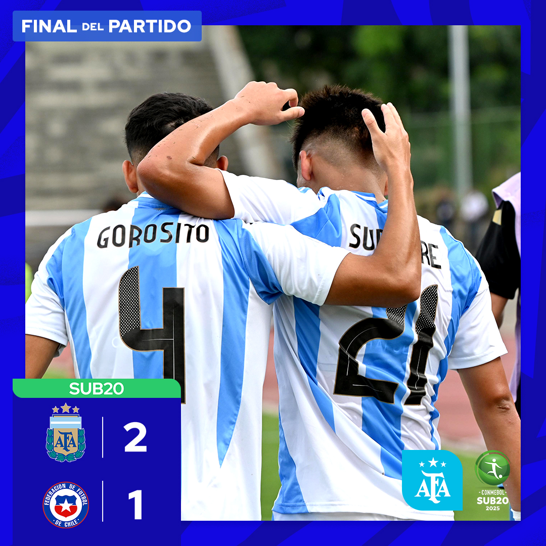 Sudamericano Sub 20: Argentina derrotó a Chile en el comienzo del Hexagonal Final | Canal Showsport